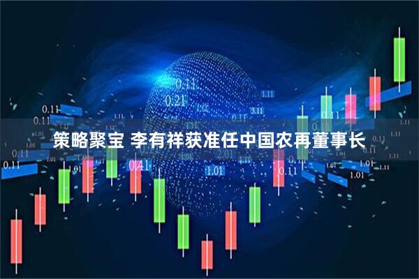 策略聚宝 李有祥获准任中国农再董事长